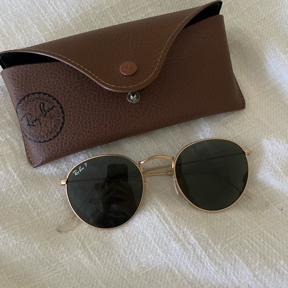 Polarized Ray-Bans Round Sunglasses